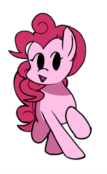 Size: 406x653 | Tagged: safe, artist:foxyfell1337, imported from derpibooru, pinkie pie, pony, friday night funkin', pixel art, simple background, solo, sprite, transparent background