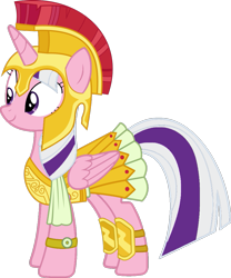 Size: 815x981 | Tagged: safe, artist:foxyfell1337, imported from derpibooru, twilight, twilight sparkle, alicorn, pony, armor, athena sparkle, costume, g1, g1 to g4, g4, generation leap, simple background, solo, transparent background, twilight sparkle (alicorn)