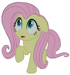 Size: 1280x1373 | Tagged: safe, artist:benpictures1, imported from derpibooru, fluttershy, pegasus, pony, my little pony: the movie, concerned, cute, female, floppy ears, inkscape, mare, raised hoof, shyabetes, simple background, solo, transparent background, vector