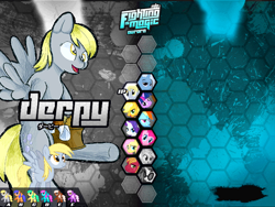 Size: 640x480 | Tagged: safe, imported from derpibooru, derpy hooves, pegasus, pony, fighting is magic, character select, fighting is magic aurora, game screencap, menu