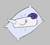 Size: 213x191 | Tagged: safe, artist:algoatall, rarity, pony, aggie.io, eyes closed, lowres, pillow, simple background, sleeping