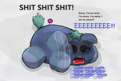 Size: 2400x1600 | Tagged: safe, artist:othercoraline, imported from twibooru, fluffy pony, pony, crying, foal, image, lil champ, pin, png