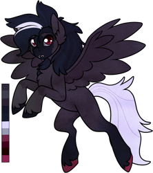 Size: 871x980 | Tagged: safe, artist:velnyx, imported from derpibooru, oc, oc:corvus, pegasus, pony, male, simple background, solo, stallion, transparent background