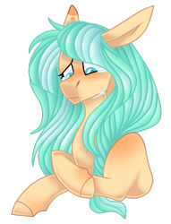 Size: 1024x1337 | Tagged: safe, artist:moonert, imported from derpibooru, oc, oc only, earth pony, pony, bust, crying, earth pony oc, frown, simple background, solo, transparent background