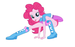 Size: 2815x1754 | Tagged: safe, artist:gmaplay, imported from derpibooru, pinkie pie, human, equestria girls, clothes, panties, pink underwear, simple background, solo, transparent background, underwear