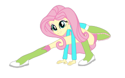 Size: 2815x1754 | Tagged: safe, artist:gmaplay, imported from derpibooru, fluttershy, human, equestria girls, clothes, helping twilight win the crown, simple background, solo, transparent background, underwear