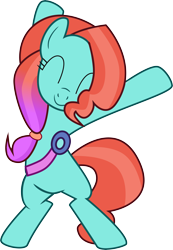 Size: 5817x8414 | Tagged: safe, artist:shootingstarsentry, imported from derpibooru, earth pony, pony, absurd resolution, bipedal, dancing, eyes closed, female, g4, g5, g5 to g4, generation leap, jazz hooves, mare, my little pony: tell your tale, simple background, solo, transparent background, vector