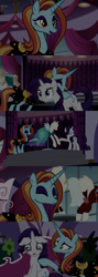 Size: 1280x3600 | Tagged: safe, edit, edited screencap, editor:jerryakiraclassics19, imported from twibooru, screencap, rarity, sassy saddles, pony, unicorn, canterlot boutique, forever filly, rarity investigates, '90s, clothes, dress, eyes closed, female, hug, image, mare, open mouth, png, smiling, teary eyes