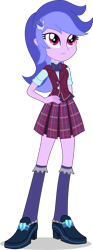 Size: 1478x3975 | Tagged: safe, artist:thatusualguy06, imported from derpibooru, sea swirl, seafoam, equestria girls, friendship games, .svg available, clothes, crystal prep academy uniform, cutie mark, equestria girls-ified, full body, school uniform, shoes, simple background, skirt, socks, svg, transparent background, vector