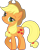 Size: 550x692 | Tagged: artist needed, safe, applejack, pony, applejack's hat, background removed, cowboy hat, female, hat, mare, simple background, solo, transparent background