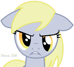 Size: 2589x2317 | Tagged: safe, artist:klaxa, imported from derpibooru, derpy hooves, pegasus, pony, 2011, angry, female, high res, mare, simple background, solo, transparent background, vector