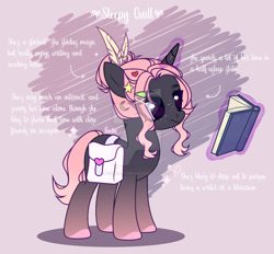 Size: 1600x1486 | Tagged: safe, artist:fenix-artist, imported from derpibooru, oc, oc only, pony, unicorn, bag, book, colored hooves, glowing, glowing horn, horn, magic, saddle bag, telekinesis