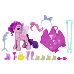 Size: 270x270 | Tagged: safe, imported from derpibooru, pipp petals, pegasus, pony, colored wings, cutie mark magic, g5, gradient wings, hoof to heart, my little pony: make your mark, official, toy, wings