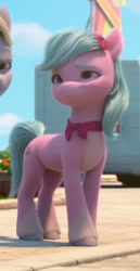 Size: 288x560 | Tagged: safe, imported from derpibooru, screencap, earth pony, pony, spoiler:my little pony: make your mark, cropped, dahlia, female, g5, mare, my little pony: make your mark, my little pony: make your mark chapter 1, offscreen character, solo focus