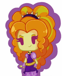 Size: 791x960 | Tagged: safe, artist:darkberryart, imported from derpibooru, adagio dazzle, human, equestria girls, rainbow rocks, chibi, female, gem, siren gem, solo