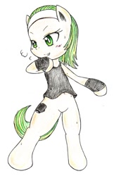 Size: 455x702 | Tagged: safe, artist:auntie_grub, imported from derpibooru, oc, oc only, earth pony, pony, semi-anthro, bipedal, simple background, white background