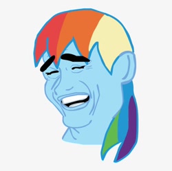 Size: 820x816 | Tagged: safe, imported from derpibooru, rainbow dash, human, humanized, meme, ponified meme, yao ming