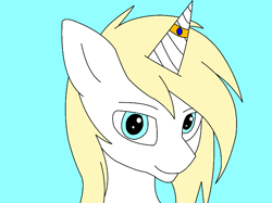 Size: 964x722 | Tagged: safe, artist:fsnyion, imported from derpibooru, oc, oc:zenith, alicorn, bust, portrait, solo