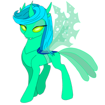 Size: 206x206 | Tagged: safe, artist:dee-vos, imported from derpibooru, oc, oc only, oc:dee-vos, changeling, changeling queen, female, simple background, solo, transparent background