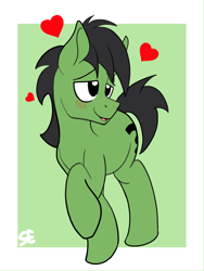 Size: 3120x4160 | Tagged: safe, artist:sefastpone, imported from derpibooru, oc, oc:anon stallion, earth pony, pony, abstract background, digital art, heart, male, stallion