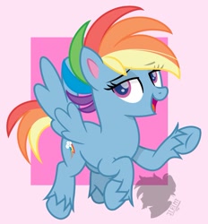 Size: 1193x1287 | Tagged: safe, artist:elguere, imported from derpibooru, rainbow dash, pegasus, pony, my little pony: pony life, alternate hairstyle, female, g4, g4.5, g4.5 to g4, generation leap, redesign, solo