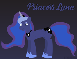 Size: 10087x7677 | Tagged: safe, artist:epsipeppower, imported from derpibooru, princess luna, alicorn, pony, cute, female, lineless, mare, solo