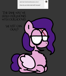 Size: 1237x1417 | Tagged: safe, artist:professorventurer, imported from derpibooru, pipp petals, pegasus, pony, series:ask pippamena, g5, lying, my little pony: a new generation, ponyloaf, prone, scar, solo