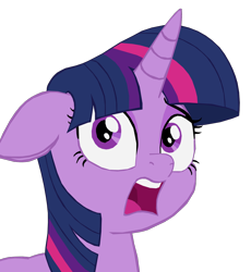 Size: 1280x1390 | Tagged: safe, artist:benpictures1, imported from derpibooru, twilight sparkle, alicorn, my little pony: the movie, cute, female, floppy ears, inkscape, looking at something, mare, open mouth, shocked, shocked expression, simple background, solo, transparent background, twiabetes, twilight sparkle (alicorn), vector