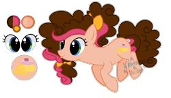 Size: 3340x1928 | Tagged: safe, artist:cheekycheesefan101, imported from derpibooru, oc, oc:strawberry cheese, earth pony, pony, female, mare, offspring, parent:cheese sandwich, parent:pinkie pie, parents:cheesepie, simple background, solo, tongue out, transparent background