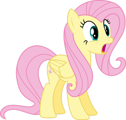 Size: 2506x2392 | Tagged: safe, artist:skie-vinyl, imported from derpibooru, fluttershy, pegasus, pony, .svg available, female, high res, mare, open mouth, simple background, solo, transparent background, vector