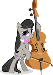 Size: 1280x1795 | Tagged: safe, artist:redtoxindash, imported from derpibooru, octavia melody, earth pony, pony, bipedal, cello, female, mare, musical instrument, shadow, simple background, solo, transparent background, vector