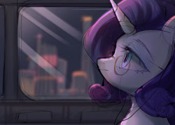 Size: 2600x1850 | Tagged: safe, artist:leafywind, imported from derpibooru, rarity, pony, unicorn, female, glasses, mare, solo