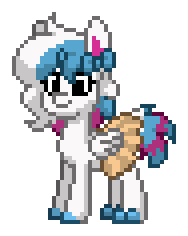 Size: 188x236 | Tagged: safe, artist:topsangtheman, imported from derpibooru, oc, oc:blue cream, alicorn, hybrid, pony, rabbit, pony town, animal, simple background, solo, transparent background
