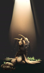 Size: 1280x2134 | Tagged: safe, artist:dammmnation, imported from derpibooru, oc, oc only, pony, horns, solo, wings