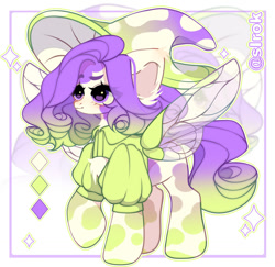 Size: 1280x1245 | Tagged: safe, artist:sirok9999, imported from derpibooru, oc, oc only, flutter pony, pony, base used, butterfly wings, clothes, eyelashes, female, hat, mare, raised hoof, wings, wizard hat, zoom layer