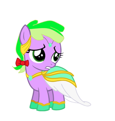 Size: 784x826 | Tagged: safe, artist:swiftgaiathebrony, imported from derpibooru, spike, pony, clothes, dress, gala dress, ponified, ponified spike, simple background, solo, species swap, white background