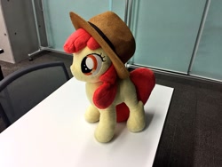 Size: 2048x1536 | Tagged: safe, imported from derpibooru, apple bloom, earth pony, pony, female, filly, foal, hat, irl, photo, plushie