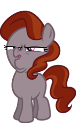 Size: 636x1024 | Tagged: safe, artist:flynnmlp, derpibooru exclusive, edit, imported from derpibooru, vector edit, oc, oc only, oc:funny jo, earth pony, pony, unicorn, crusaders of the lost mark, arin hanson face, earth pony oc, female, heterochromia, mare, missing cutie mark, open mouth, recolor, simple background, solo, tail, transparent background, vector