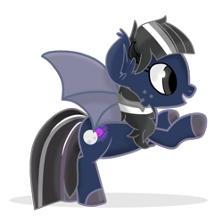 Size: 1080x1080 | Tagged: safe, artist:grapefruit-face, imported from derpibooru, oc, oc only, oc:nebby, bat pony, shadow, simple background, solo, transparent background, vector