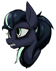 Size: 1478x1889 | Tagged: safe, artist:luxsimx, imported from derpibooru, oc, oc only, oc:arkessa, demon, demon pony, pony, fangs, female, lip piercing, mare, piercing, simple background, snake bites, solo, transparent background