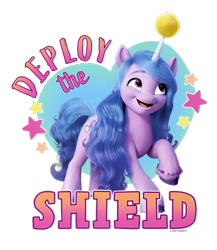 Size: 650x750 | Tagged: safe, imported from derpibooru, izzy moonbow, pony, unicorn, ball, cropped, design, female, g5, heart, izzy's tennis ball, mare, merchandise, official, shirt design, simple background, solo, stars, tennis ball, text, transparent background
