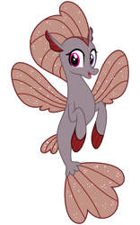 Size: 2000x3200 | Tagged: safe, artist:cheezedoodle96, derpibooru exclusive, edit, editor:flynnmlp, imported from derpibooru, oc, oc only, oc:funny jo, changedling, changeling, seapony (g4), non-compete clause, .svg available, changedling oc, changeling oc, disguise, disguised changeling, female, looking at you, seaponified, seapony oc, simple background, smiling, solo, species swap, svg, transparent background, vector