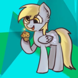 Size: 1024x1024 | Tagged: artist needed, source needed, safe, imported from derpibooru, derpy hooves, pegasus, pony, female, food, muffin, solo