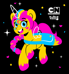 Size: 3779x4000 | Tagged: safe, artist:partylikeanartist, imported from derpibooru, sunny starscout, alicorn, earth pony, pony, bag, braid, calarts, cartoon network, color palette challenge, cute, eye clipping through hair, eyebrows, eyebrows visible through hair, g5, limited palette, lineless, looking at you, ponytail, saddle bag, solo, sunnybetes, unshorn fetlocks