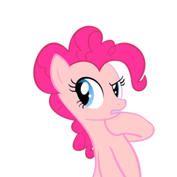 Size: 2449x2449 | Tagged: safe, artist:mr-loco-moto, imported from derpibooru, pinkie pie, earth pony, pony, female, high res, mare, simple background, solo, transparent background, vector