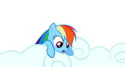 Size: 3348x1791 | Tagged: safe, artist:mr-loco-moto, imported from derpibooru, rainbow dash, pegasus, pony, season 2, the mysterious mare do well, cloud, female, looking down, mare, simple background, transparent background, vector