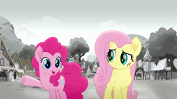 Size: 1920x1080 | Tagged: safe, imported from derpibooru, screencap, fluttershy, pinkie pie, rainbow roadtrip