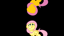 Size: 1102x620 | Tagged: safe, artist:flippyfan928, imported from derpibooru, fluttershy, pegasus, pony, black background, evil, evil fluttershy, female, floppy ears, mare, no face, scared, simple background, slenderpony, wings