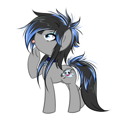 Size: 1020x1020 | Tagged: safe, artist:bamboodog, imported from derpibooru, oc, oc only, earth pony, choker, earth pony oc, female, mare, simple background, solo, transparent background