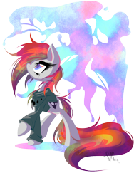 Size: 1070x1426 | Tagged: safe, artist:bamboodog, imported from derpibooru, oc, oc only, oc:metal mask, earth pony, pony, lineless, simple background, solo, transparent background